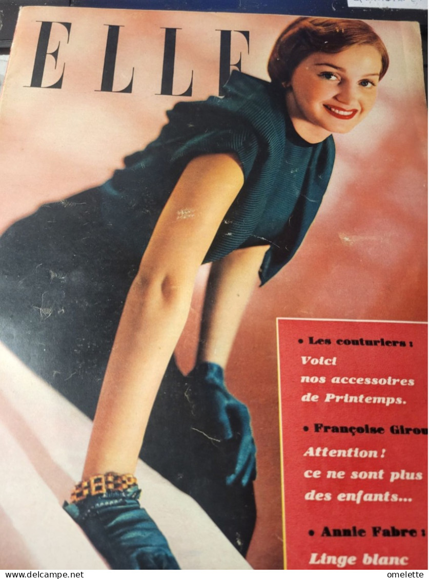 ELLE 1950 /SERGE LIFAR BALLET SEPTUOR / 3 PIECES JUPE BLOUSE PALETOT - Mode