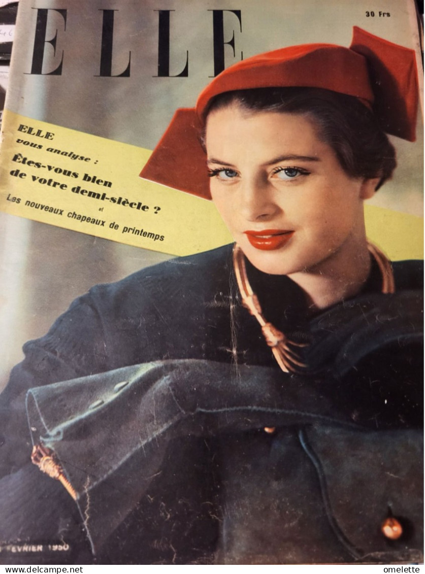ELLE 1950 /CHAPEAUX COUPS DE TETE /SKI EQUIPE FRANCAISE FEMININE - Fashion