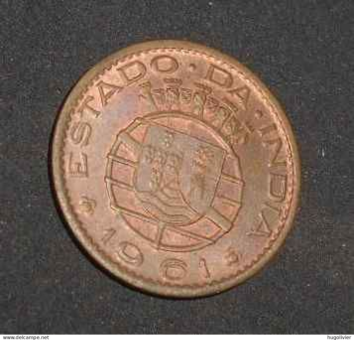 1961 Indes Portugaises Inde 10 Centavos Bronze 2 Gr - Inde