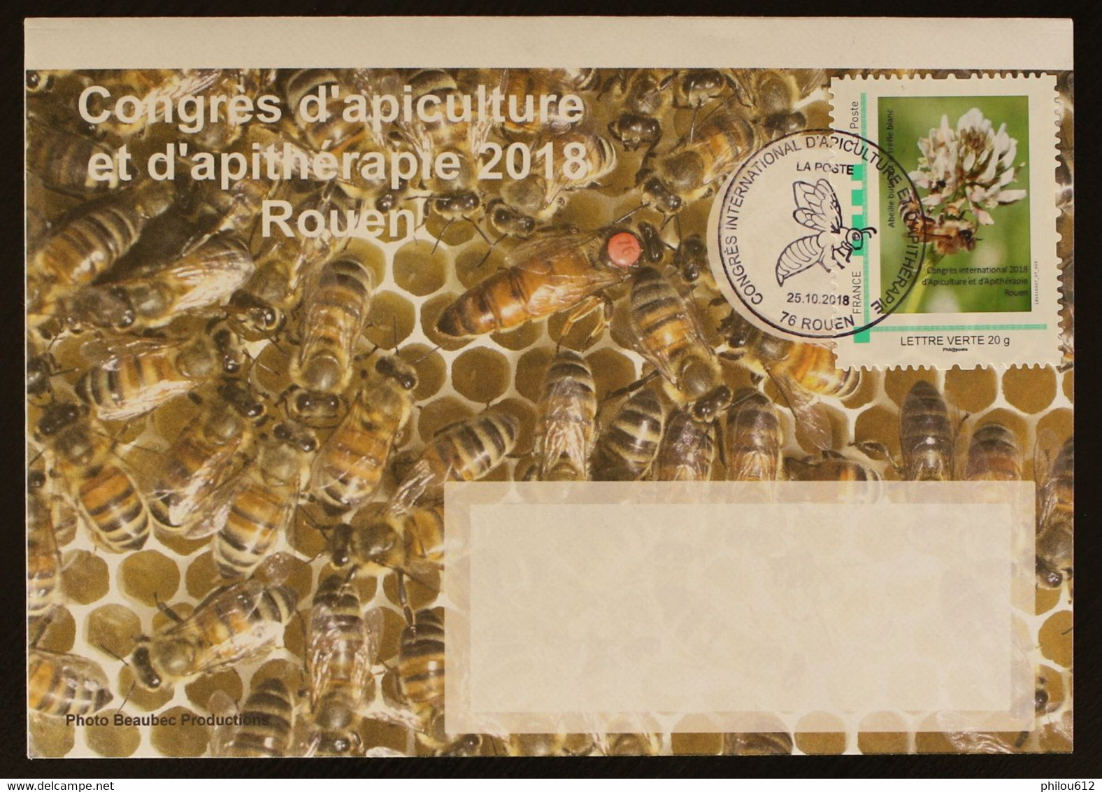 76 - Rouen - TàM Congrès International D'apiculture Sur Enveloppe Et Oblitération 1er Jour - 2018 - Other & Unclassified