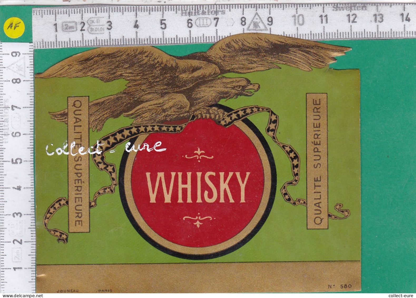 AL 113 ETIQUETTE WHISKY AIGLE QUALITE SUPERIEURE  - Whisky