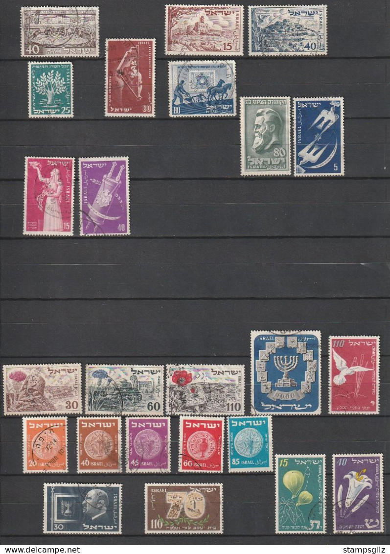 Israel Année 1951-52 (incompletes)oblitéré - Lots & Serien