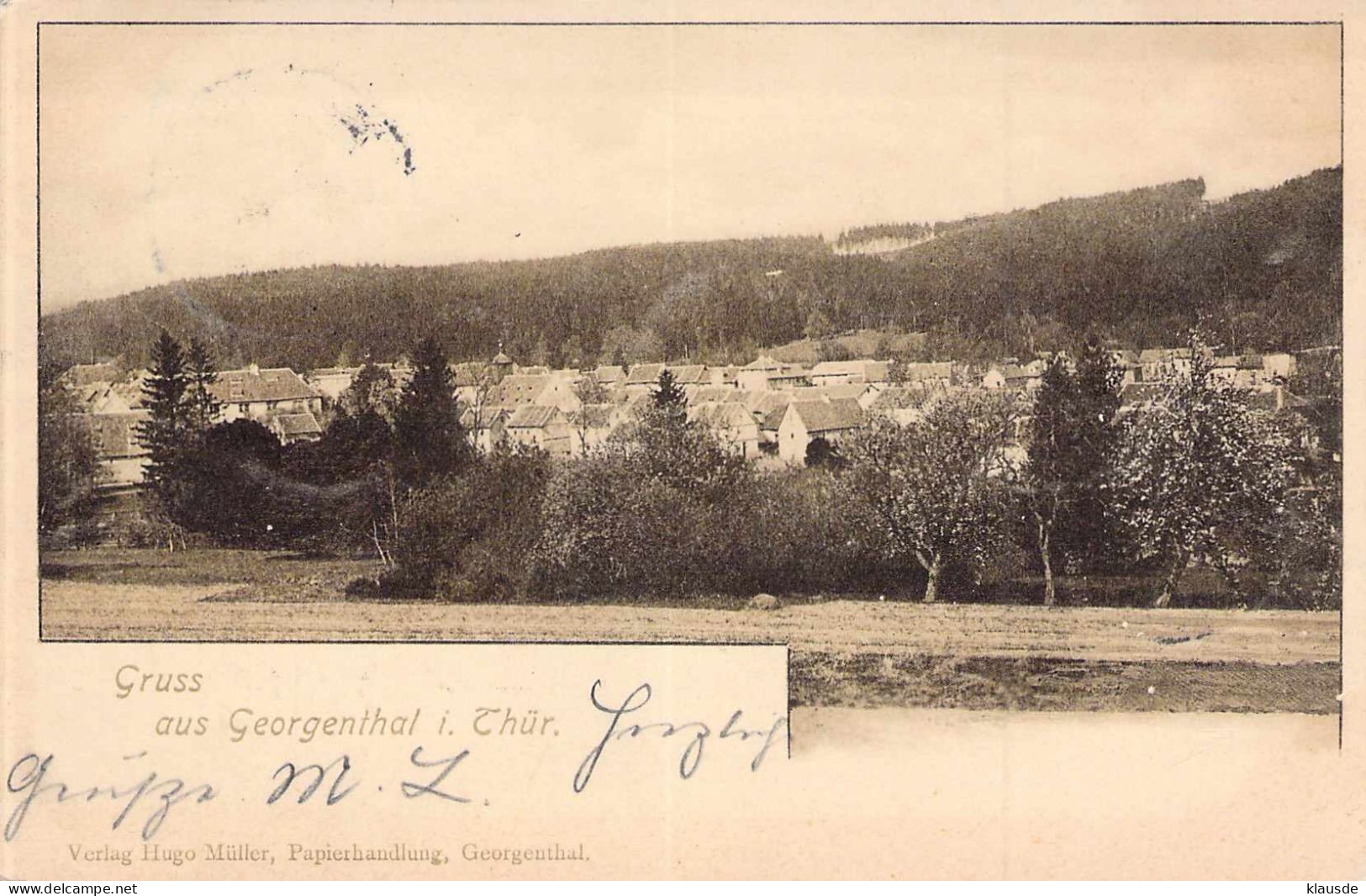 Gruss Aus Georgenthal I.Thür. Gel.1900 AKS - Georgenthal