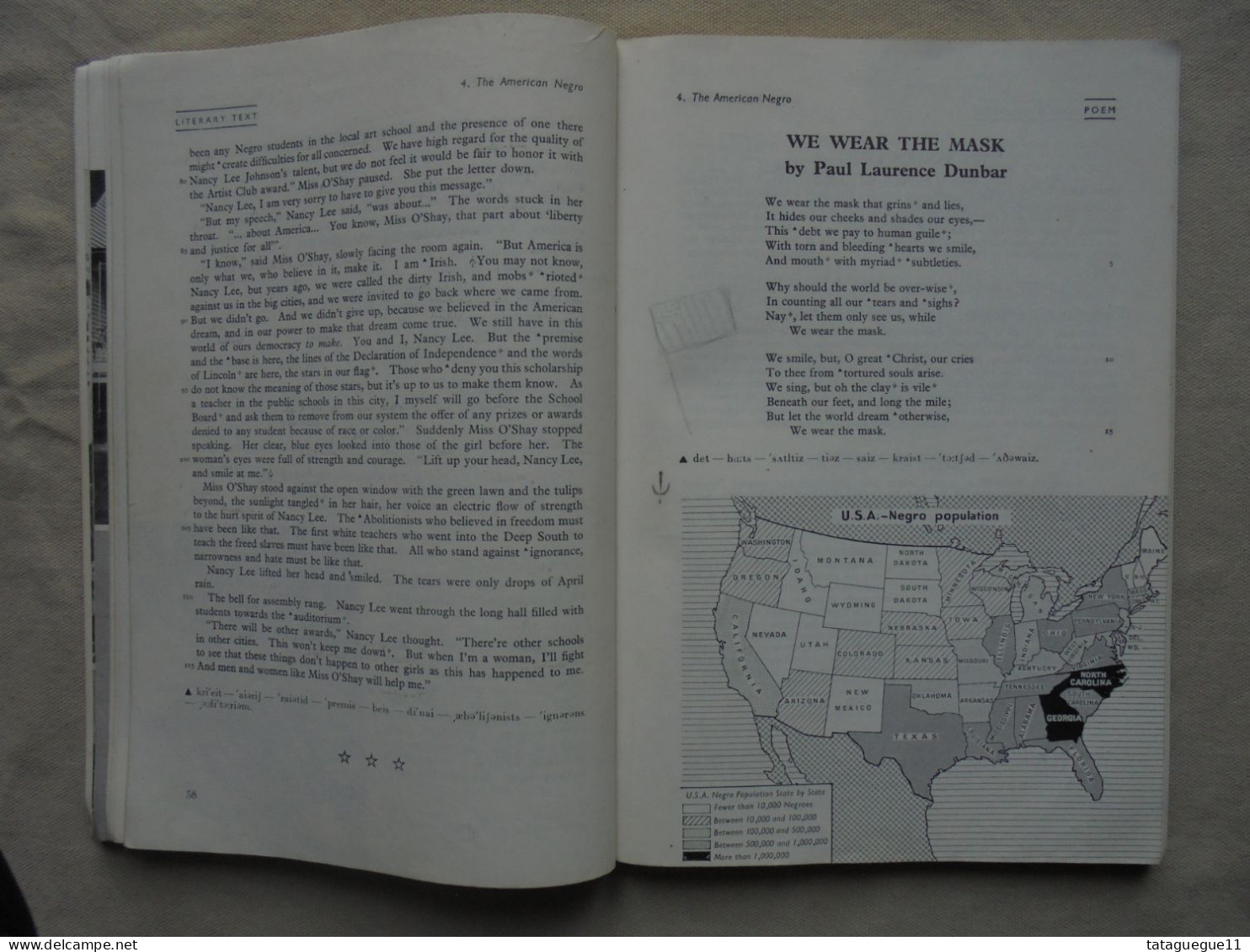 Ancien - Livre La Vie En Amérique Classes De 1ère Ou Terminales Hachette 1957 - Sociologie/ Anthropologie