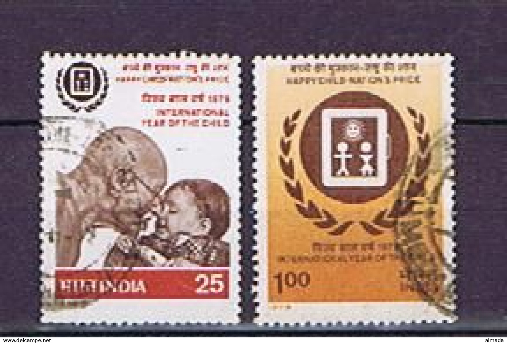 India 1979: Michel 784-785 IYC Used, Gestempelt - Used Stamps