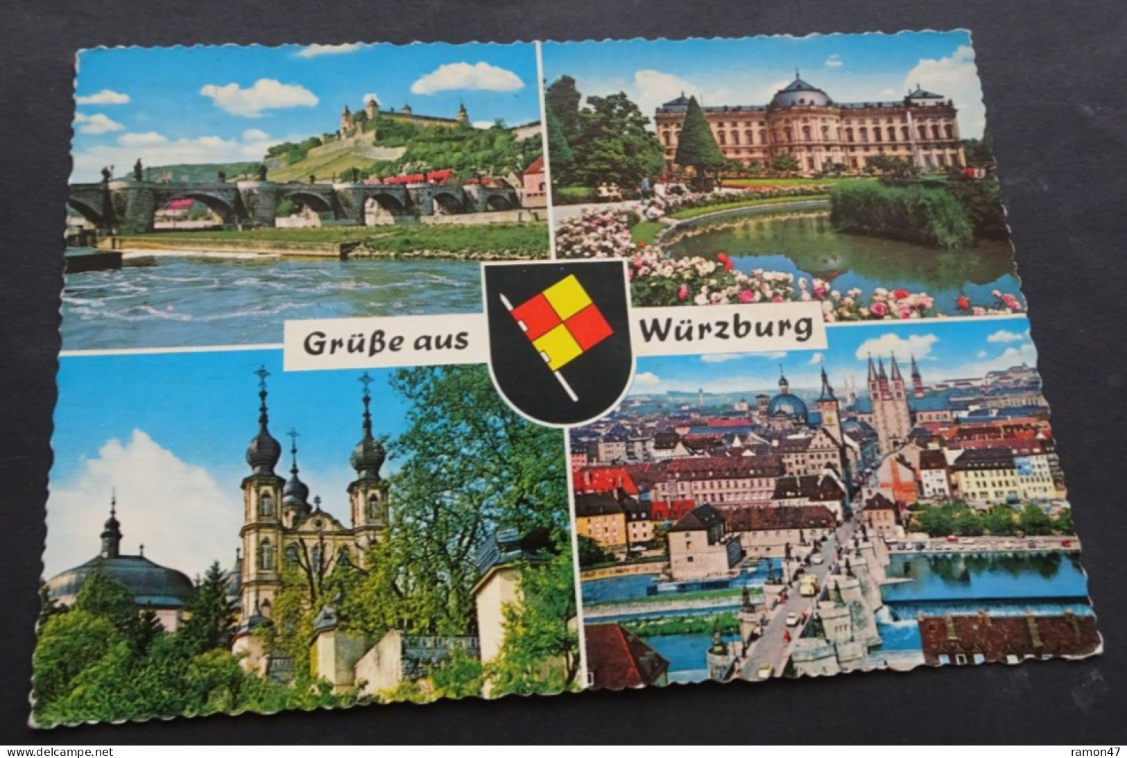 Grüsse Aus Würzburg - Krüger - # 711/9 - Saluti Da.../ Gruss Aus...