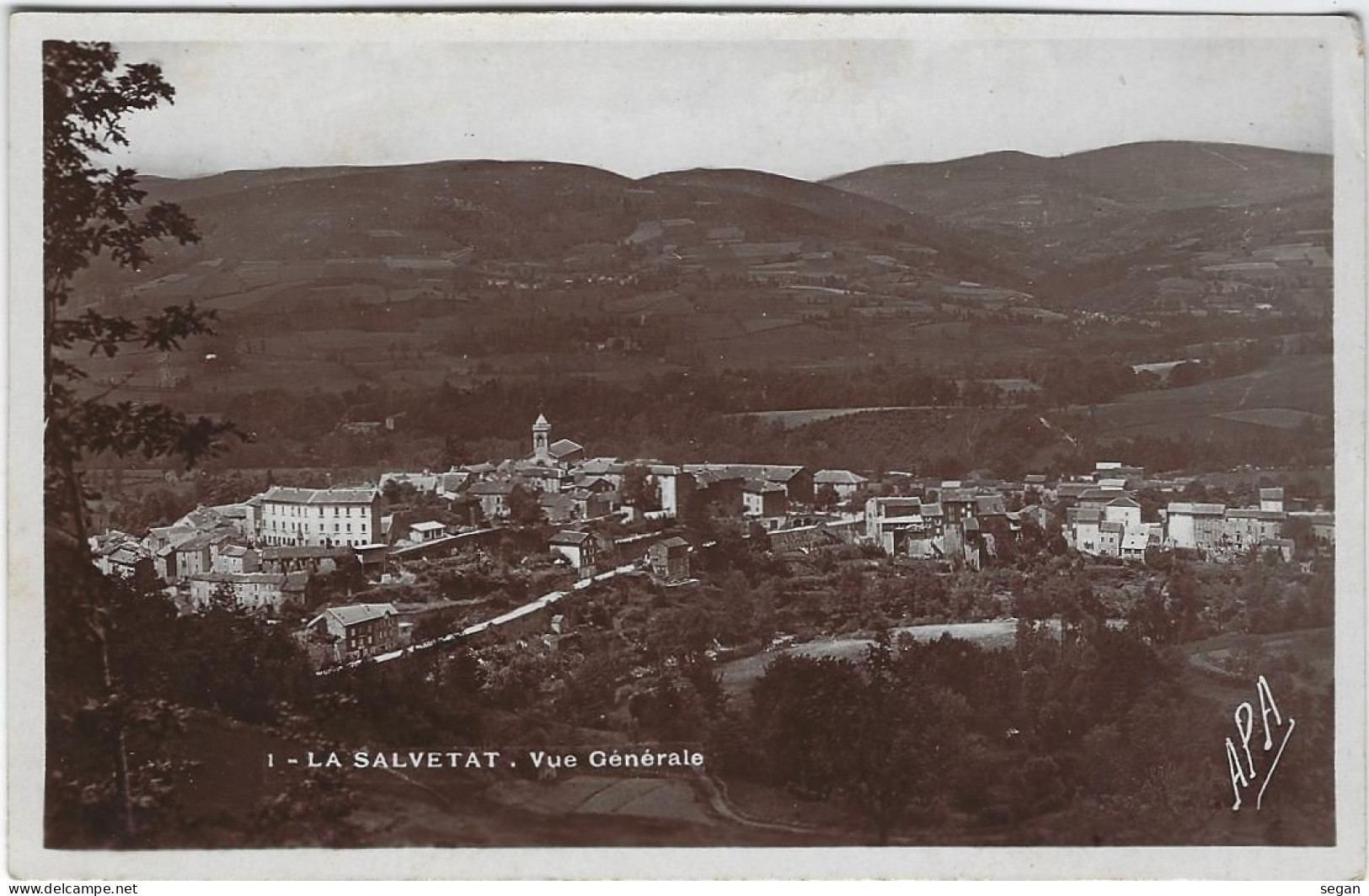 LA SALVETAT   VUE GENERALE  ANNEE 1936 - La Salvetat