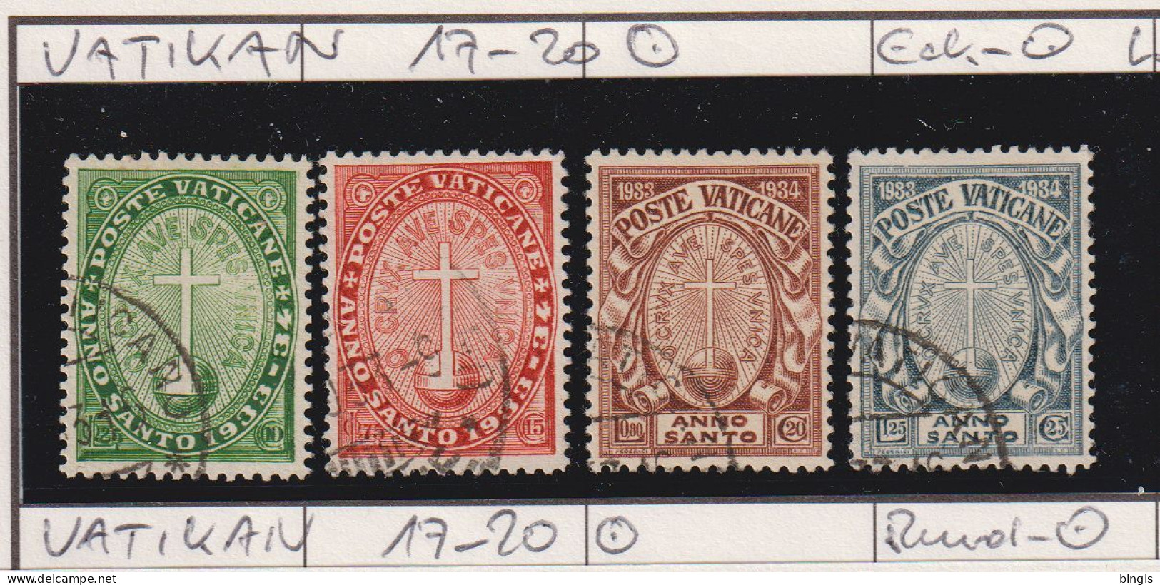 Nummer 17-20 Mit Eckstempel, Vatikan - Used Stamps
