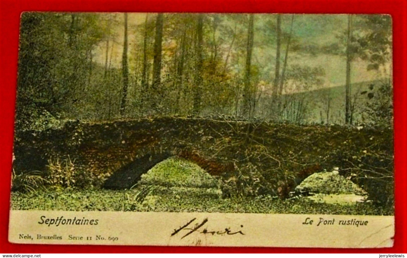 ST GENESIUS RODE - RHODE ST GENESE  - Septfontaines - Le Pont Rustique - 1904   - - St-Genesius-Rode