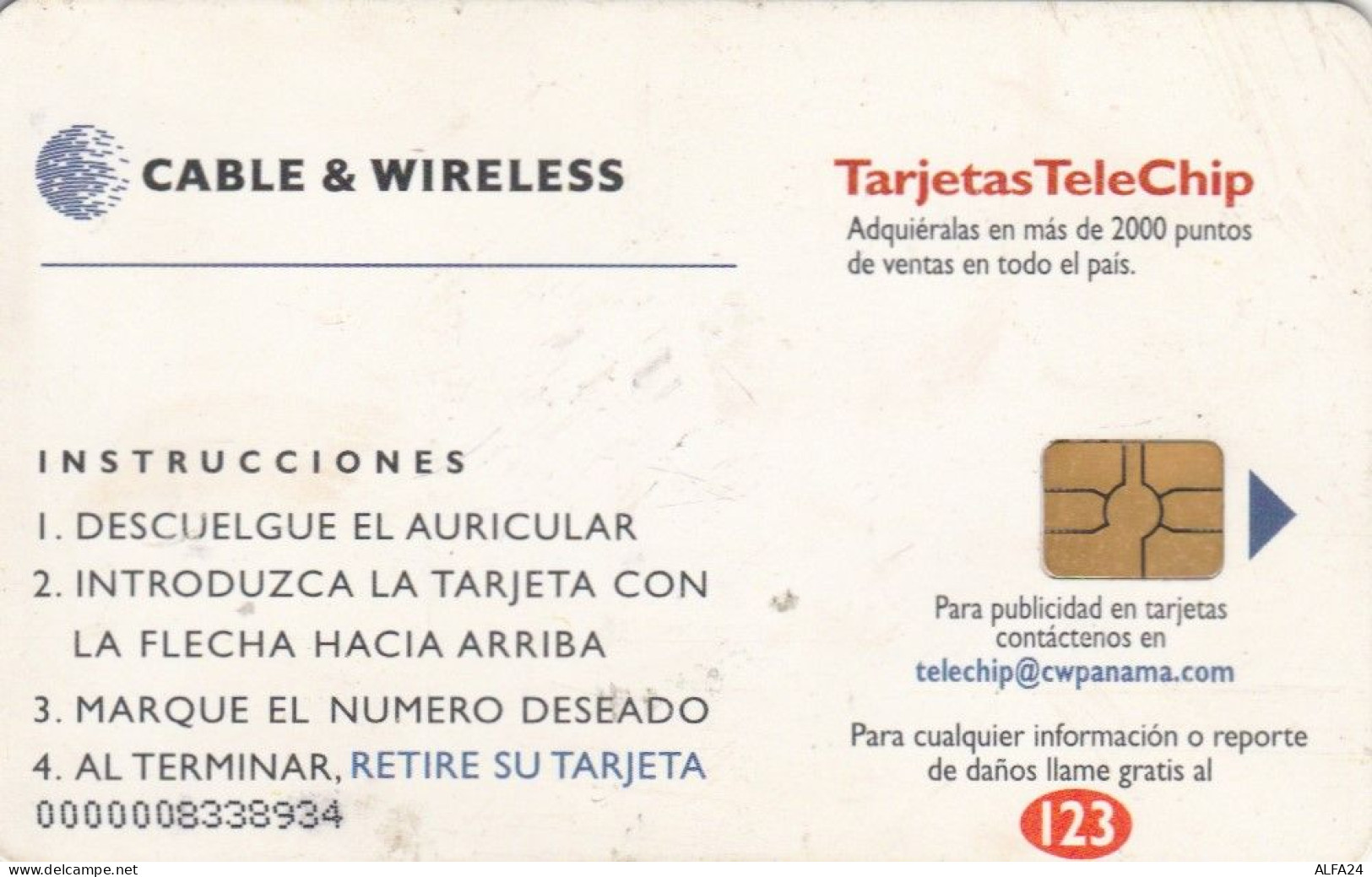 PHONE CARD PANAMA (E47.15.8 - Panamá