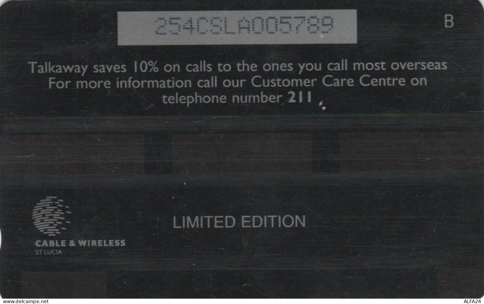 PHONE CARD ST LUCIA (E47.11.6 - St. Lucia