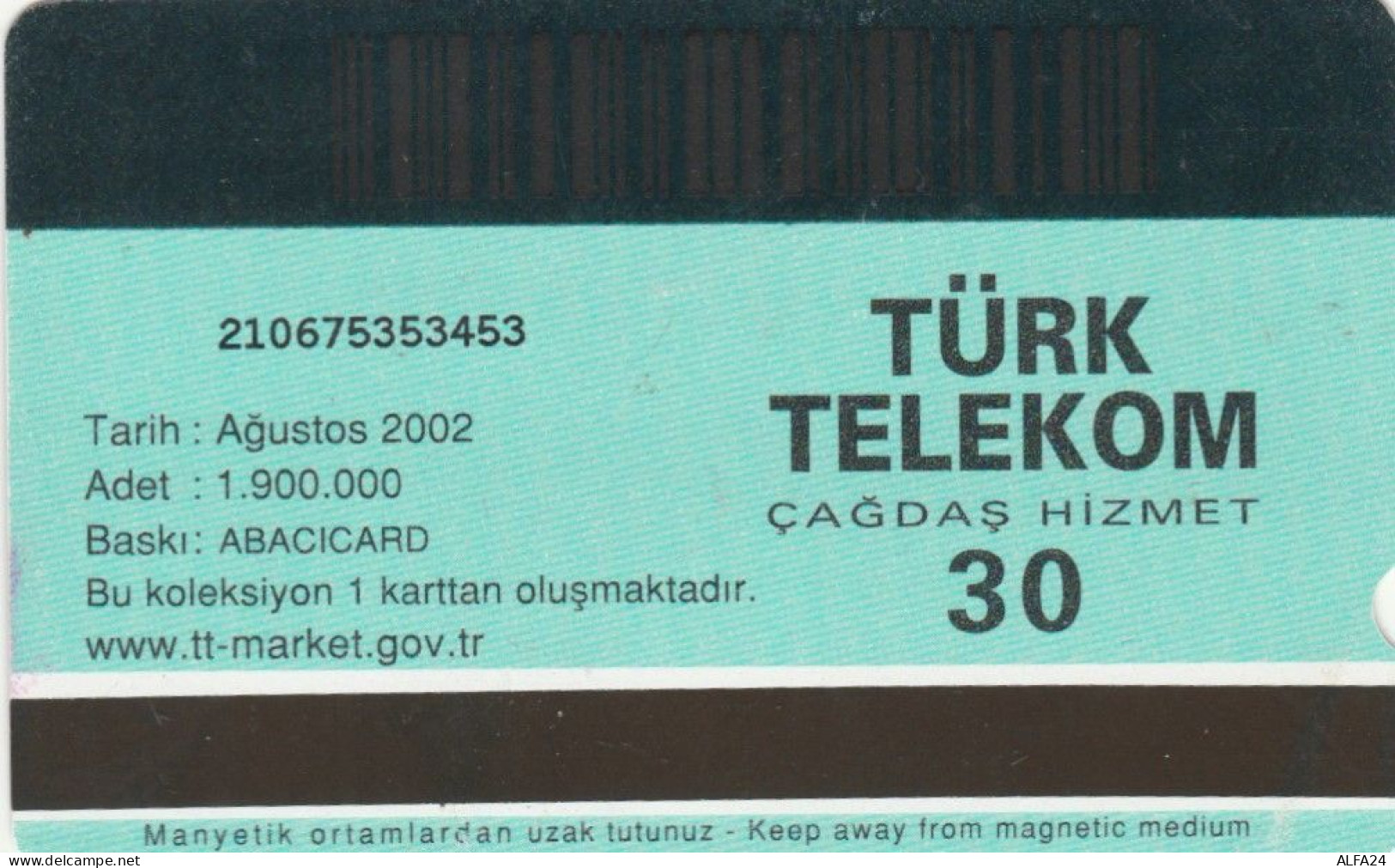 PHONE CARD TURCHIA EUROPA CARD SHOW (E47.8.2 - Turquie