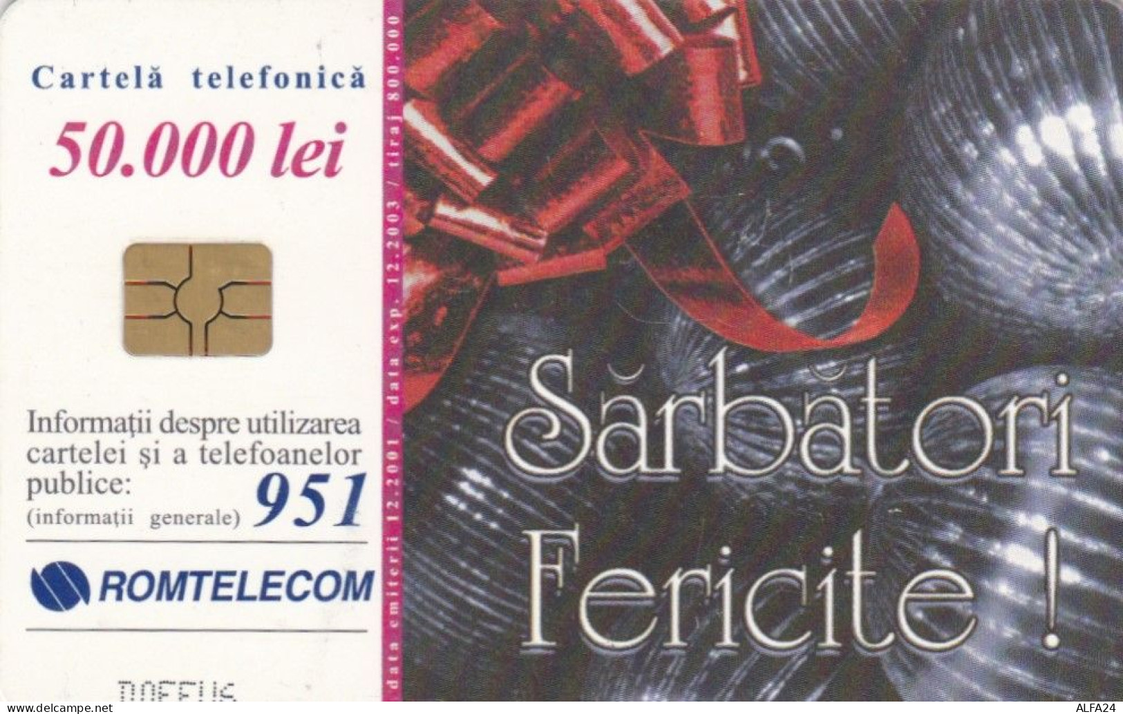 PHONE CARD ROMANIA (E44.16.3 - Rumania