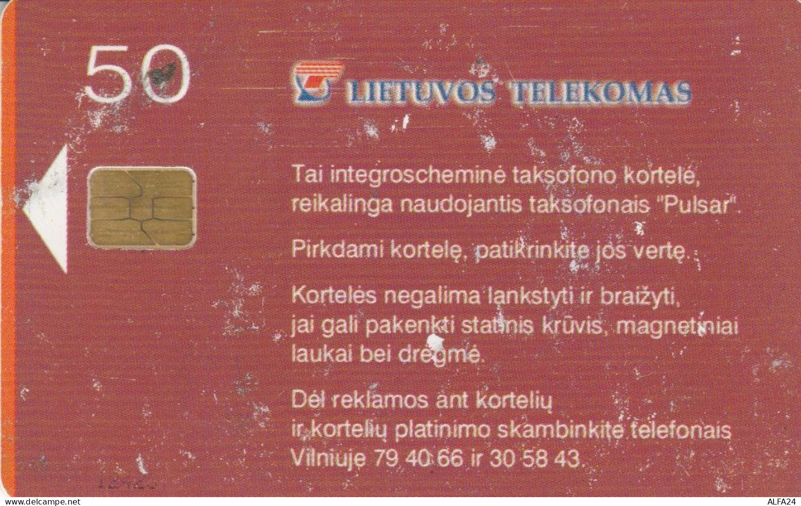 PHONE CARD LITUANIA (E43.60.8 - Lituanie