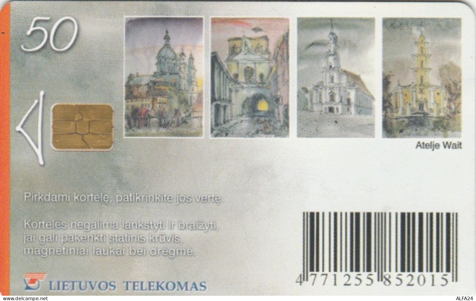 PHONE CARD LITUANIA (E43.59.5 - Lituania