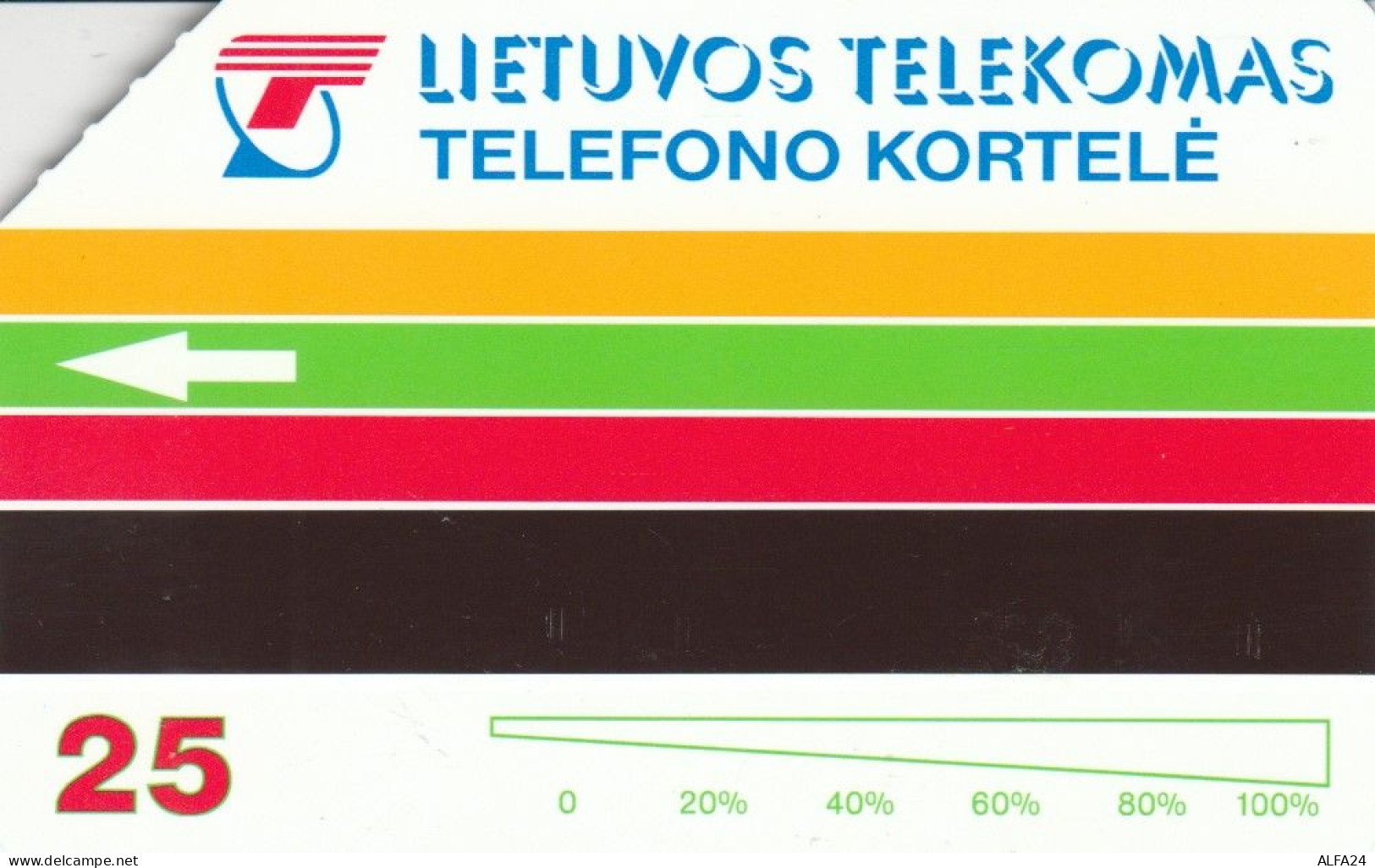 PHONE CARD LITUANIA URMET (E43.56.4 - Litouwen