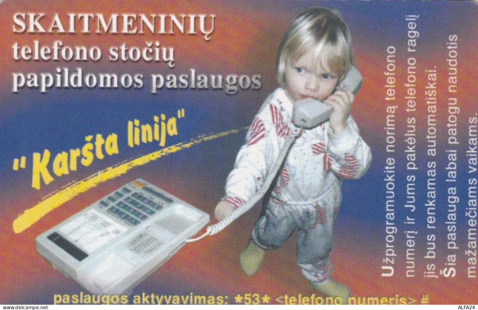 PHONE CARD LITUANIA (E43.53.1 - Lithuania