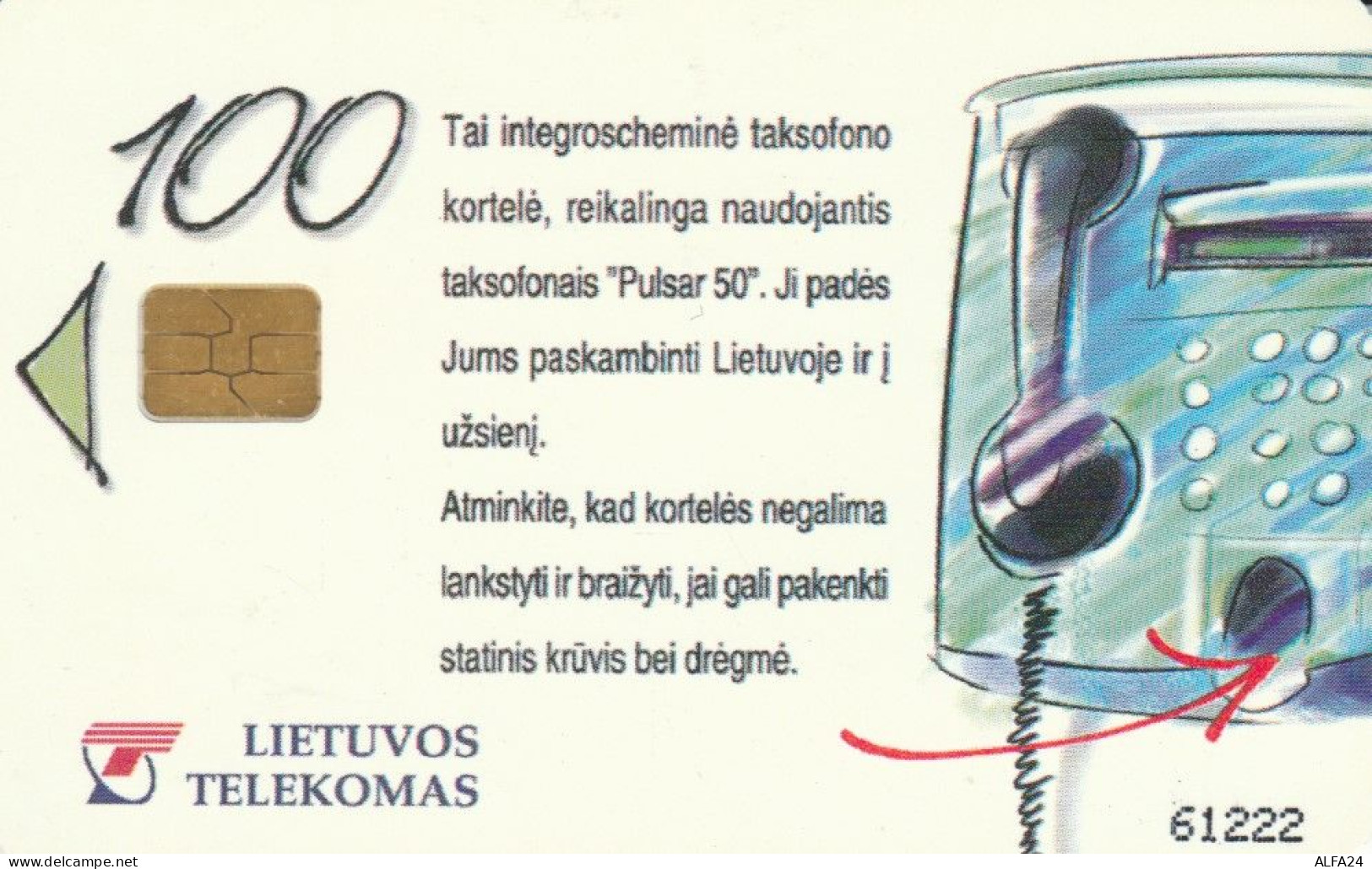 PHONE CARD LITUANIA (E43.45.7 - Lituania