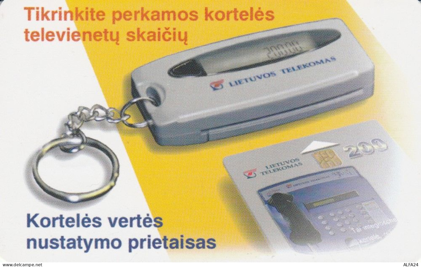 PHONE CARD LITUANIA (E43.42.8 - Lituanie