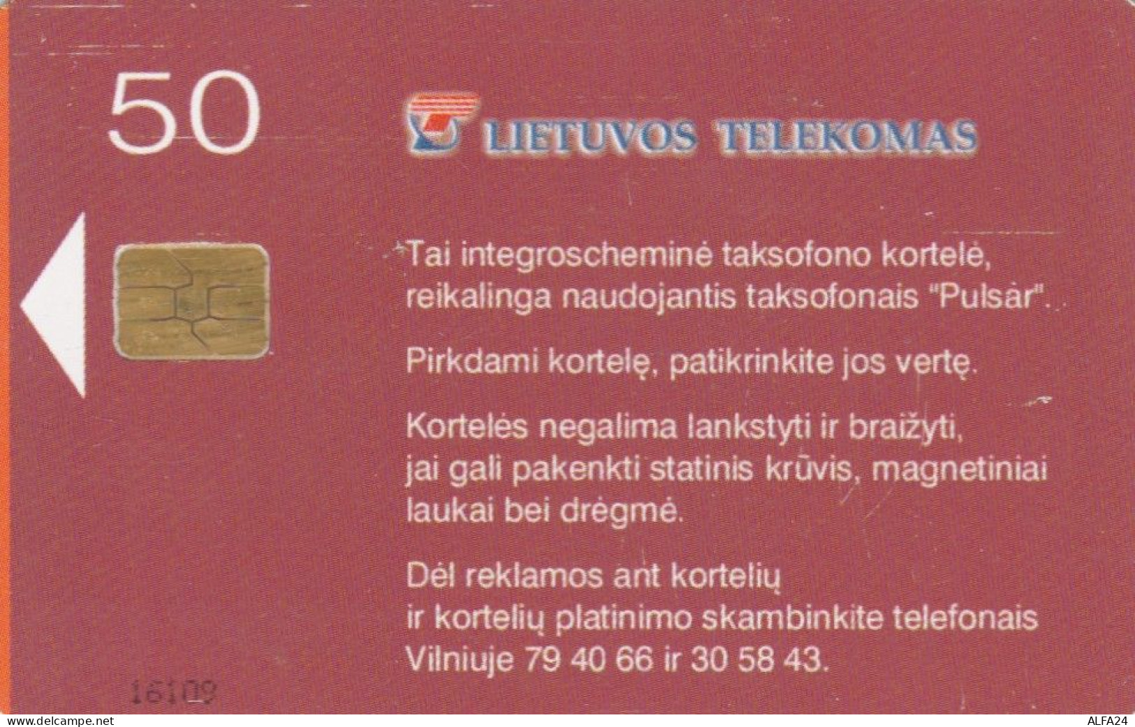 PHONE CARD LITUANIA (E43.41.5 - Litouwen