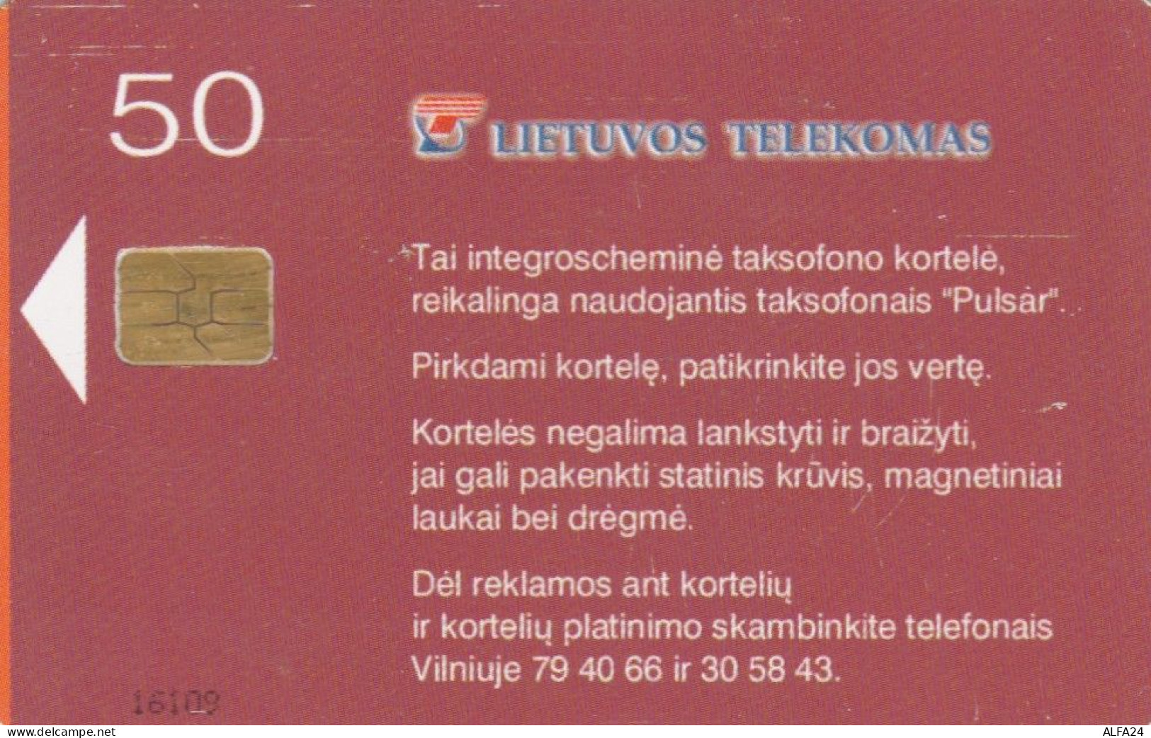 PHONE CARD LITUANIA (E43.41.5 - Lituanie