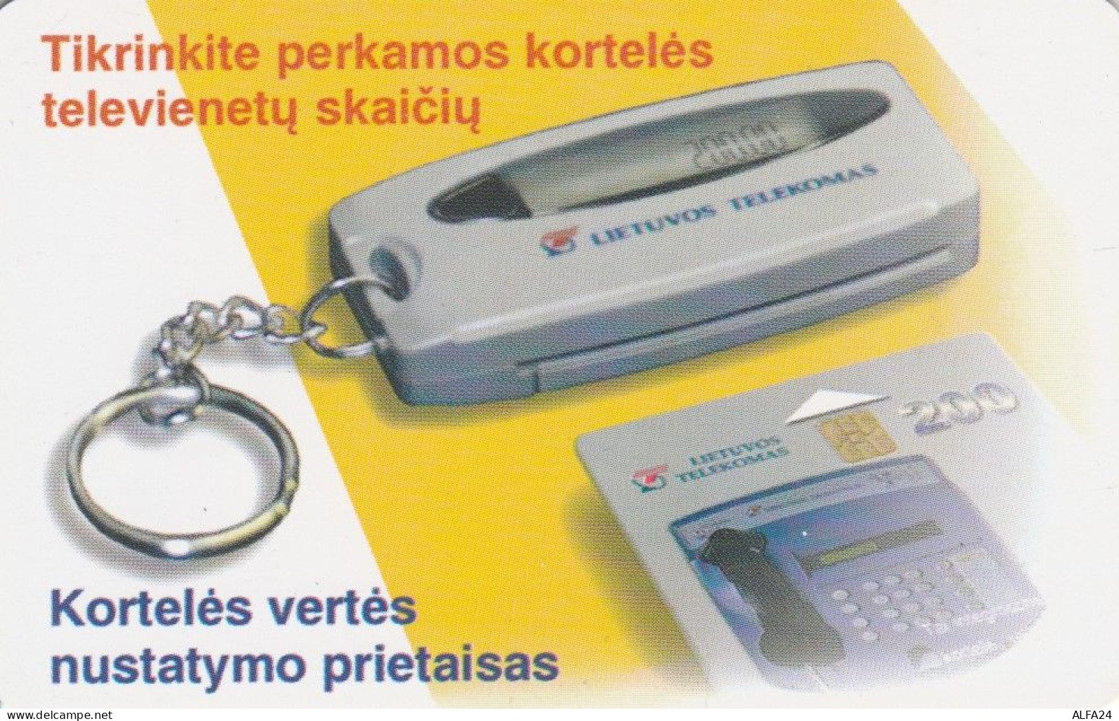 PHONE CARD LITUANIA (E43.38.1 - Litouwen