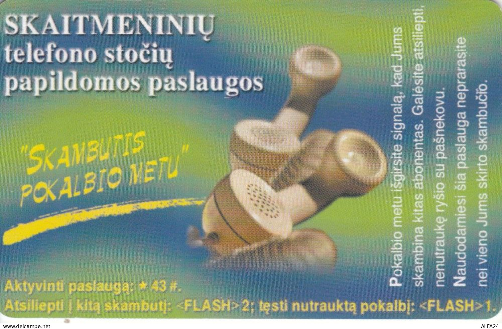 PHONE CARD LITUANIA (E43.41.4 - Lituanie