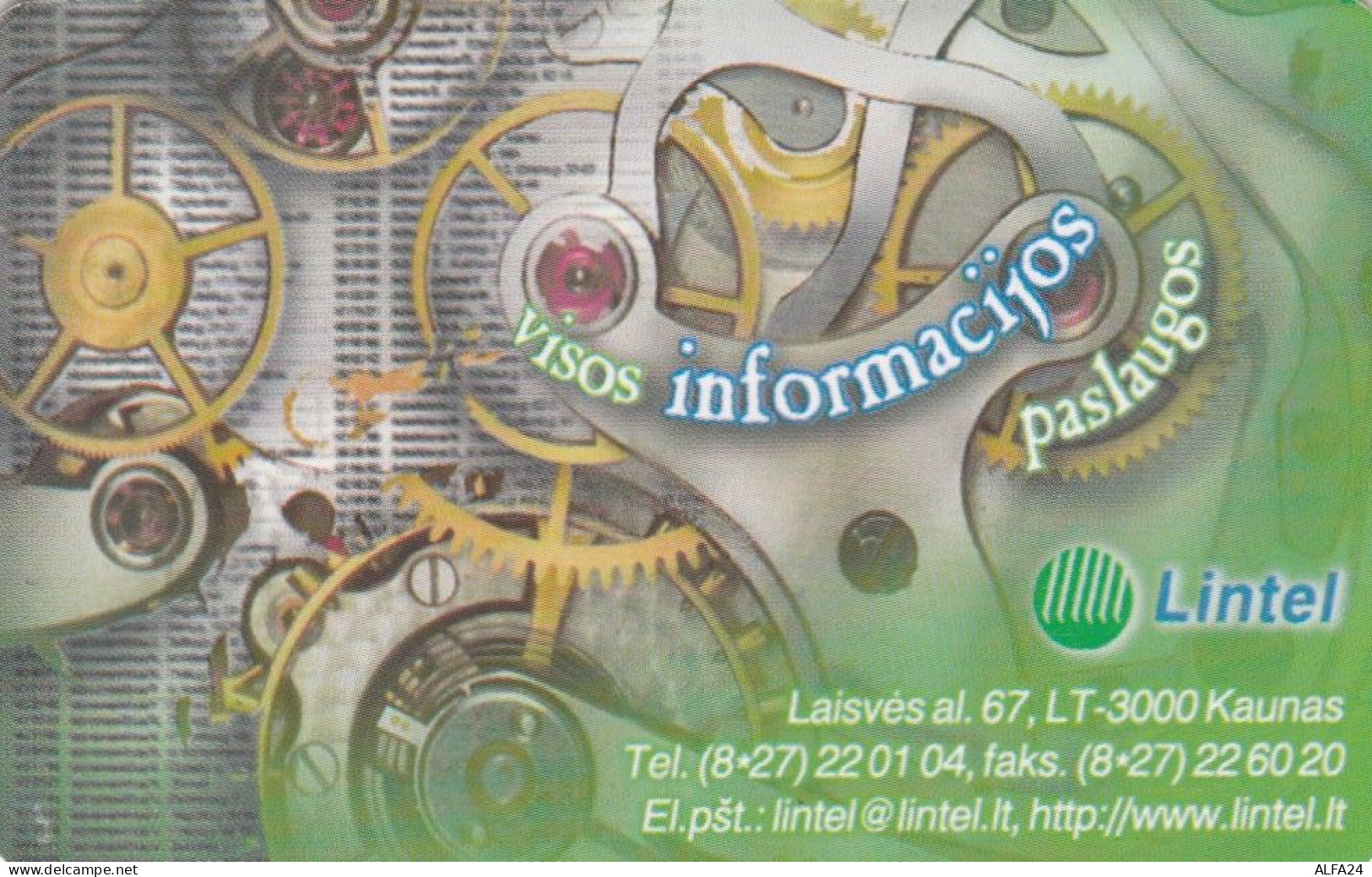 PHONE CARD LITUANIA (E43.40.7 - Lithuania