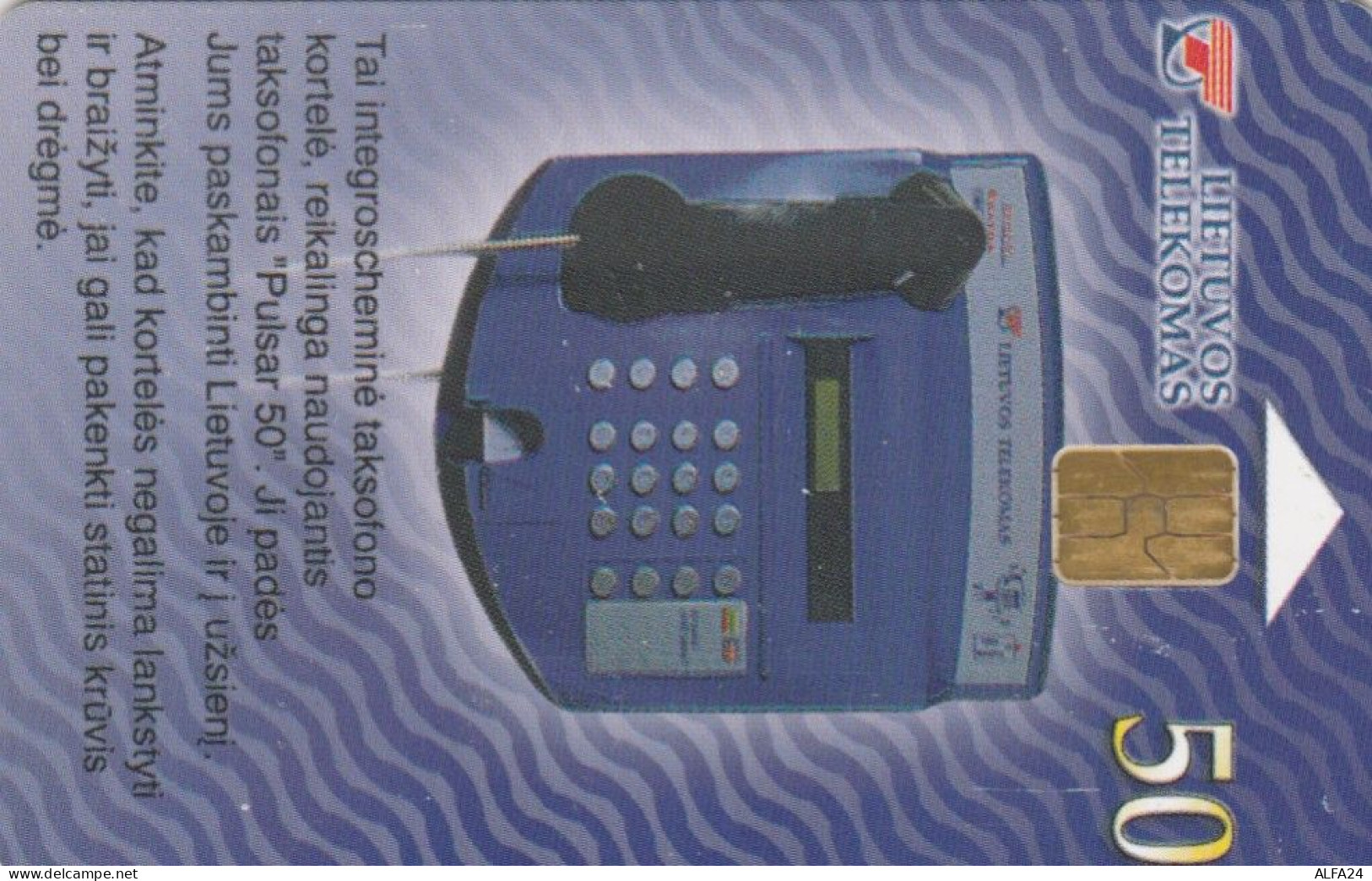 PHONE CARD LITUANIA (E43.36.6 - Lituanie