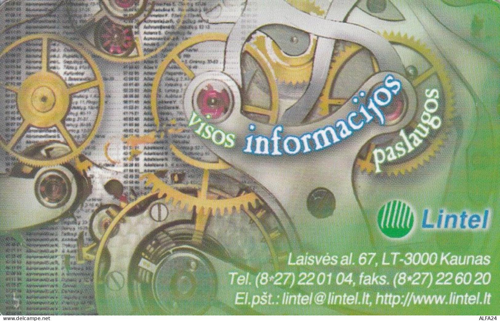 PHONE CARD LITUANIA (E43.38.5 - Lituania