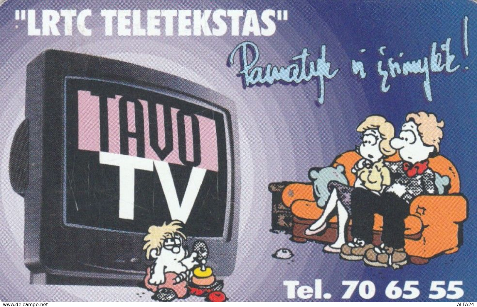 PHONE CARD LITUANIA (E43.37.8 - Litouwen