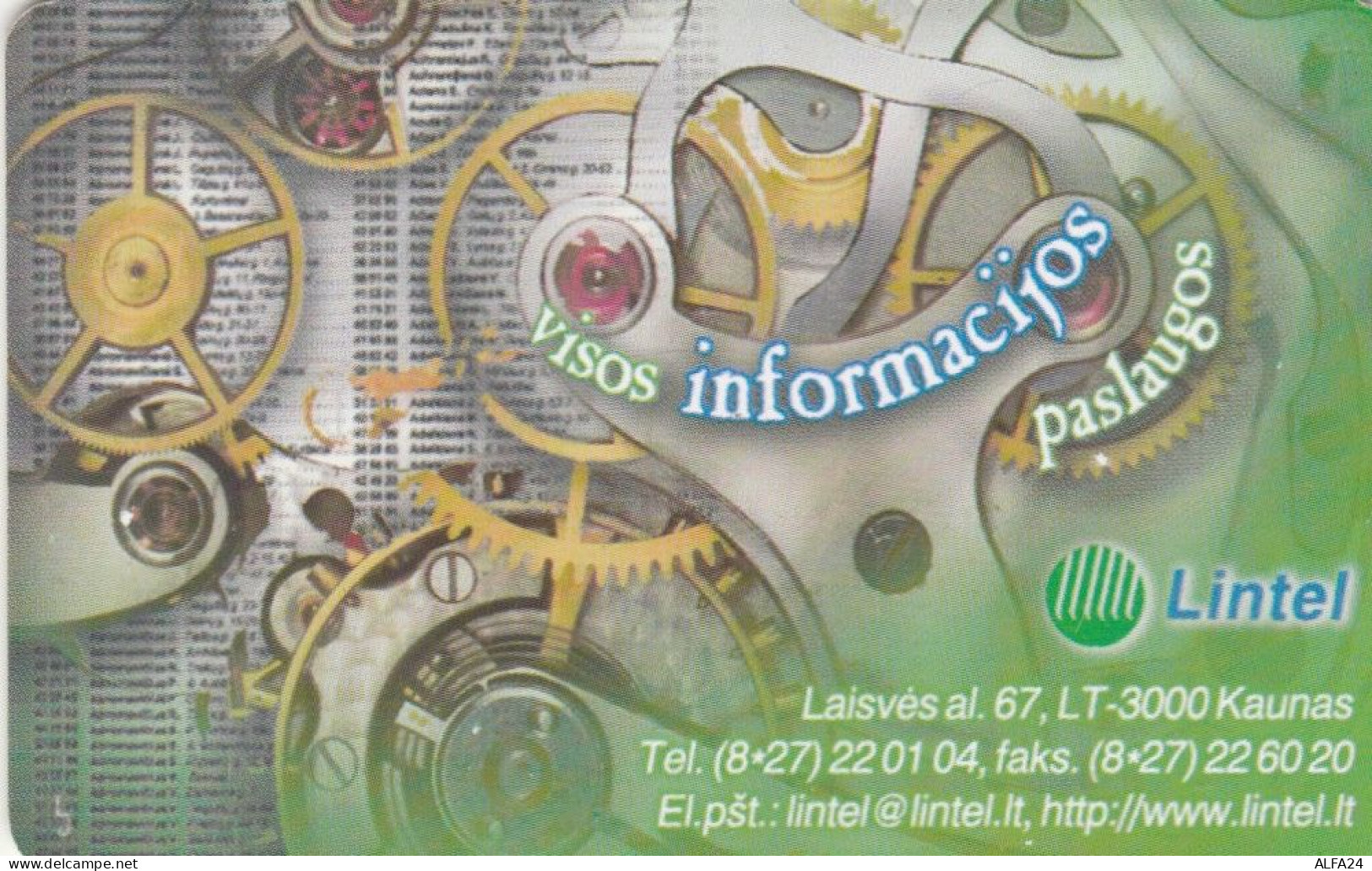 PHONE CARD LITUANIA (E43.38.4 - Lituanie