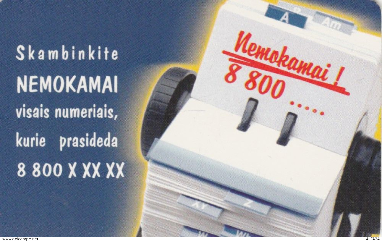 PHONE CARD LITUANIA (E43.35.3 - Lituania