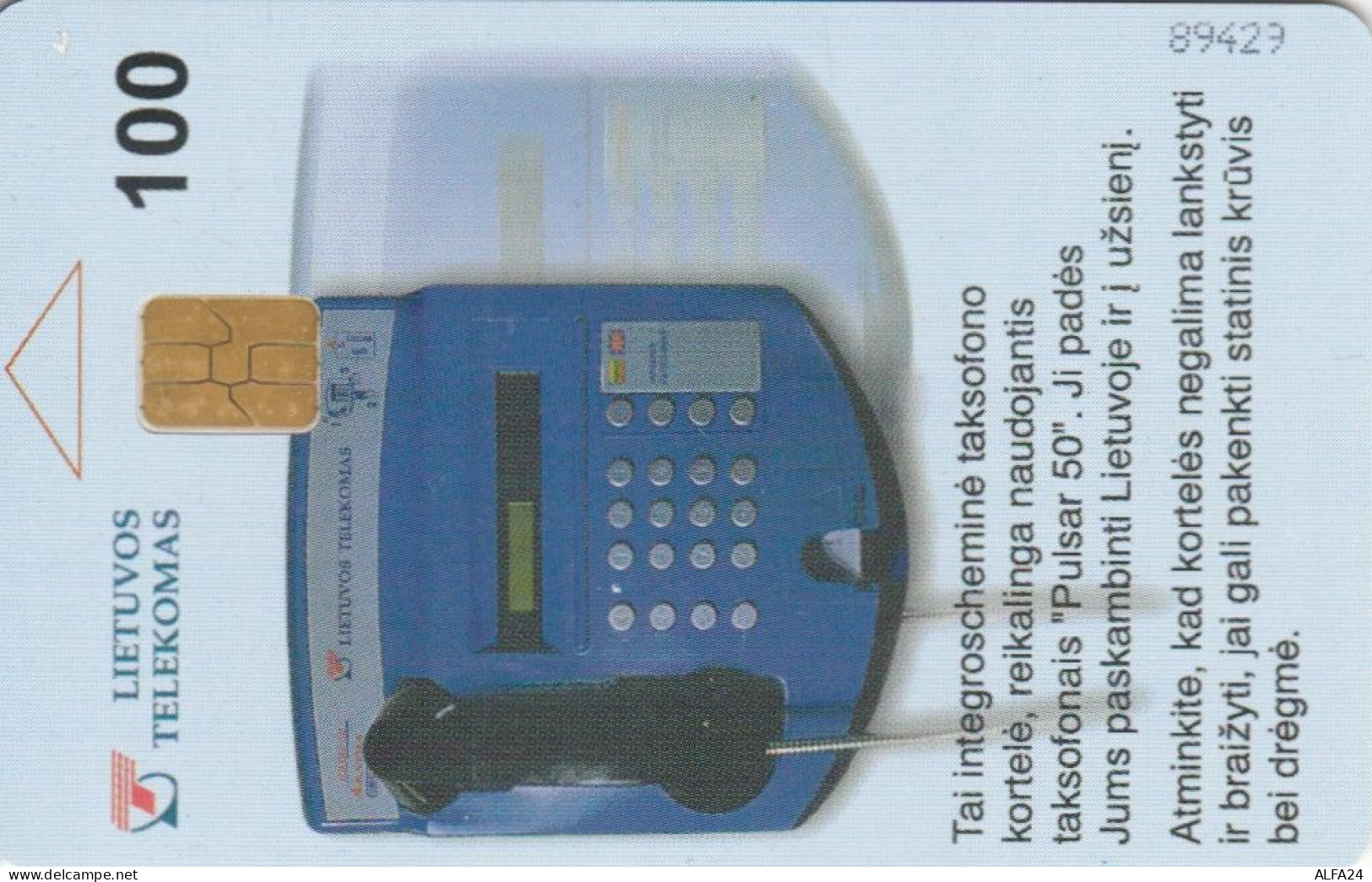 PHONE CARD LITUANIA (E43.34.5 - Lituania