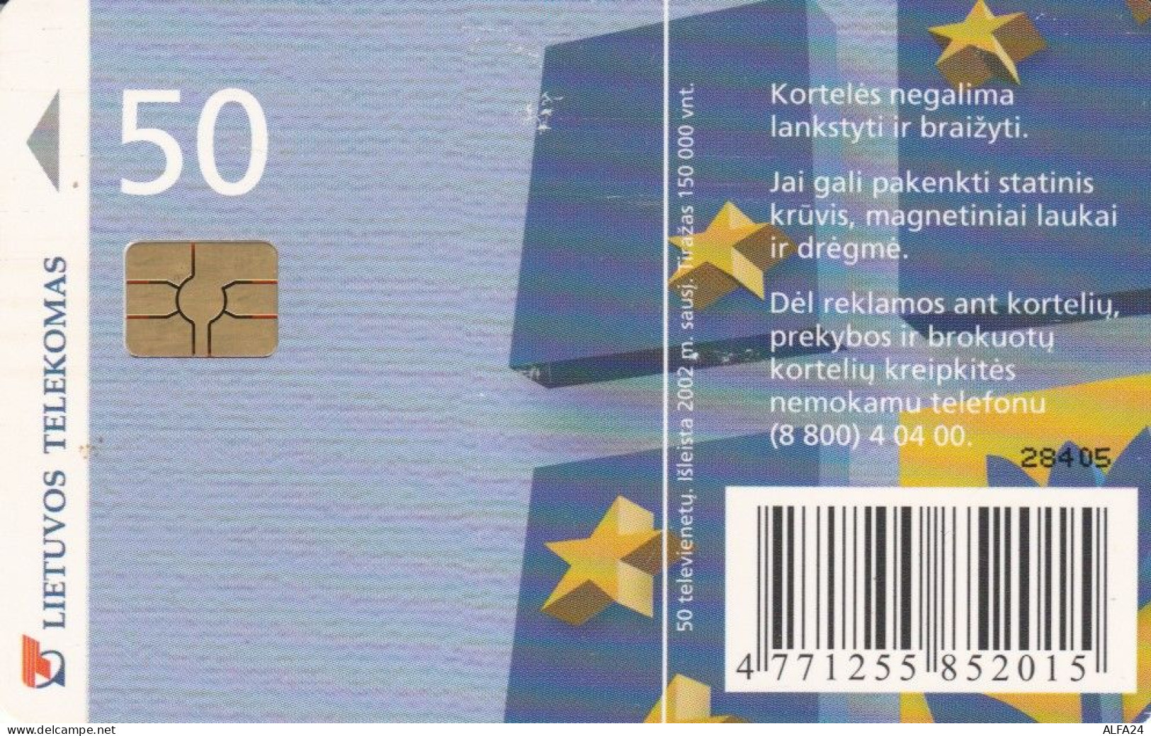 PHONE CARD LITUANIA (E43.28.4 - Lituania