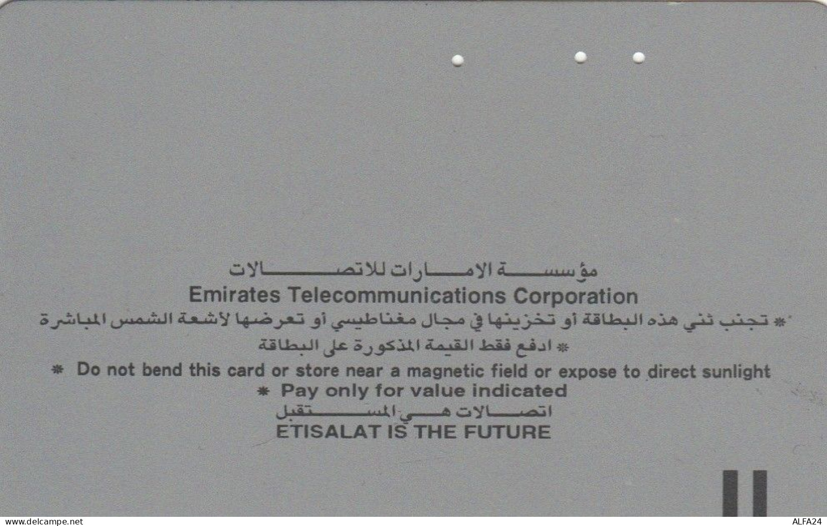 PHONE CARD EMIRATI ARABI (E53.15.1 - Emirats Arabes Unis