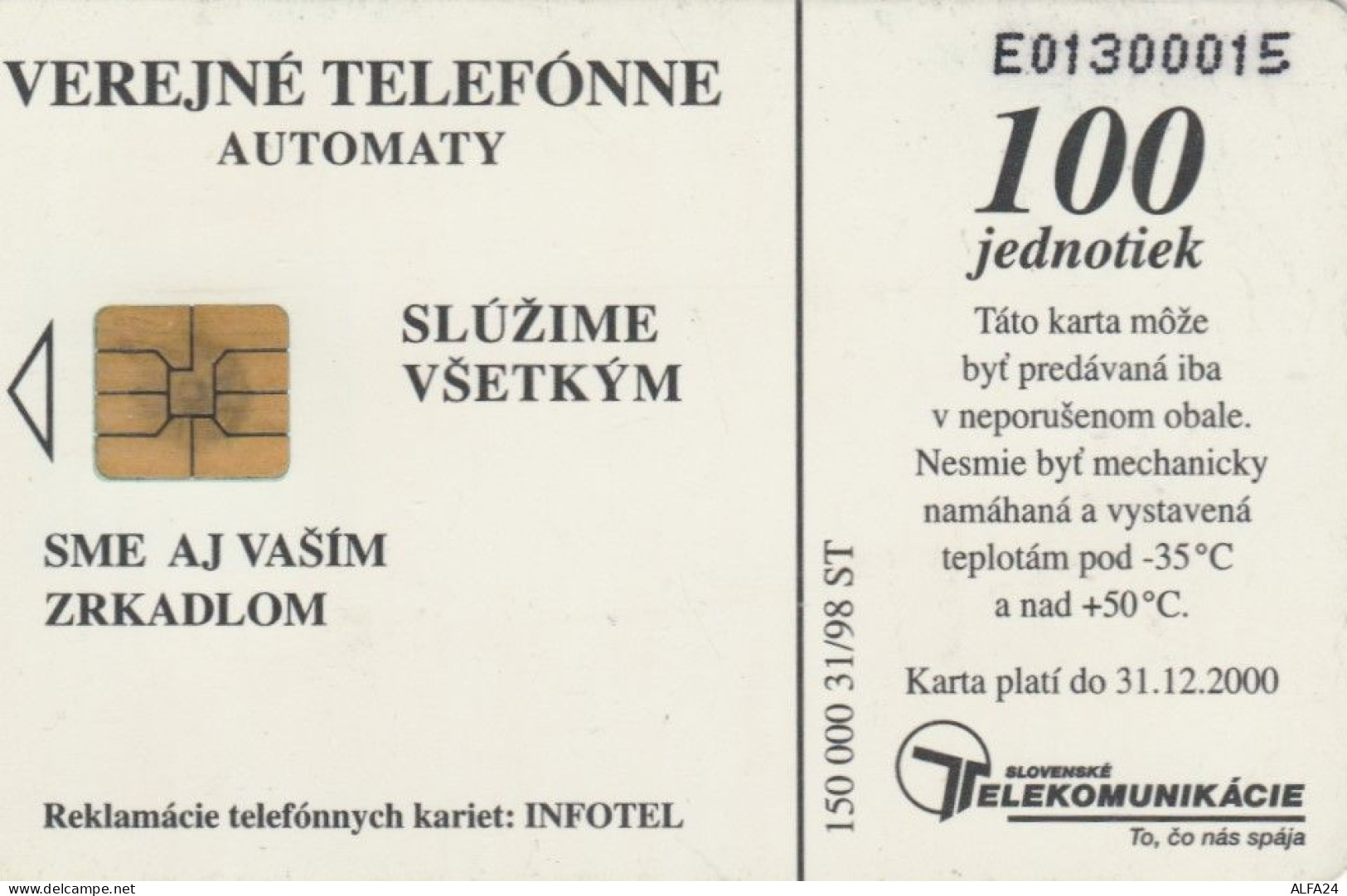 PHONE CARD SLOVACCHIA (E53.9.7 - Slovaquie