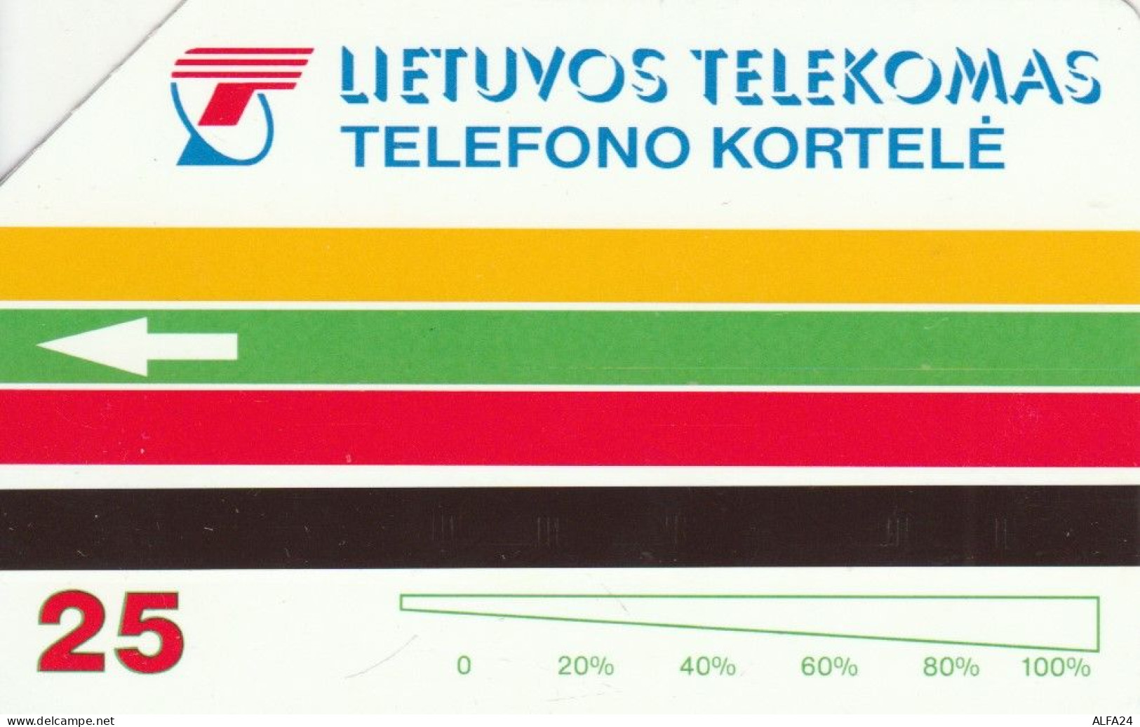 PHONE CARD LITUANIA (E53.5.1 - Litauen
