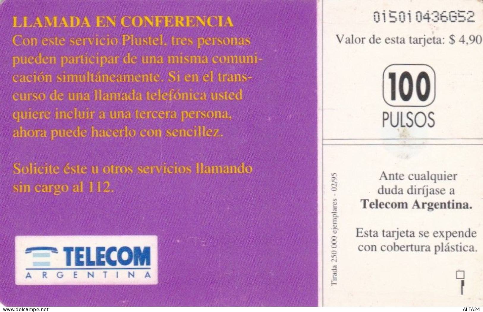 PHONE CARD ARGENTINA (E51.26.5 - Argentine