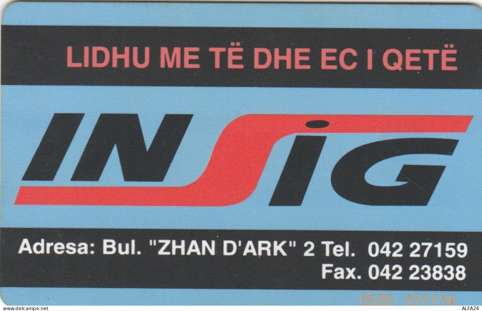 PHONE CARD ALBANIA (E51.22.7 - Albanien