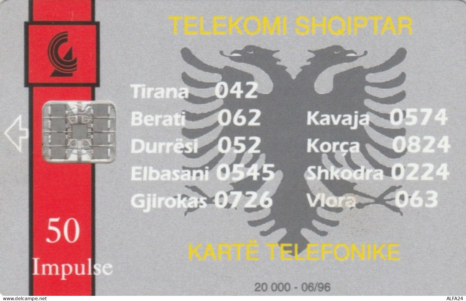 PHONE CARD ALBANIA (E51.22.7 - Albanien