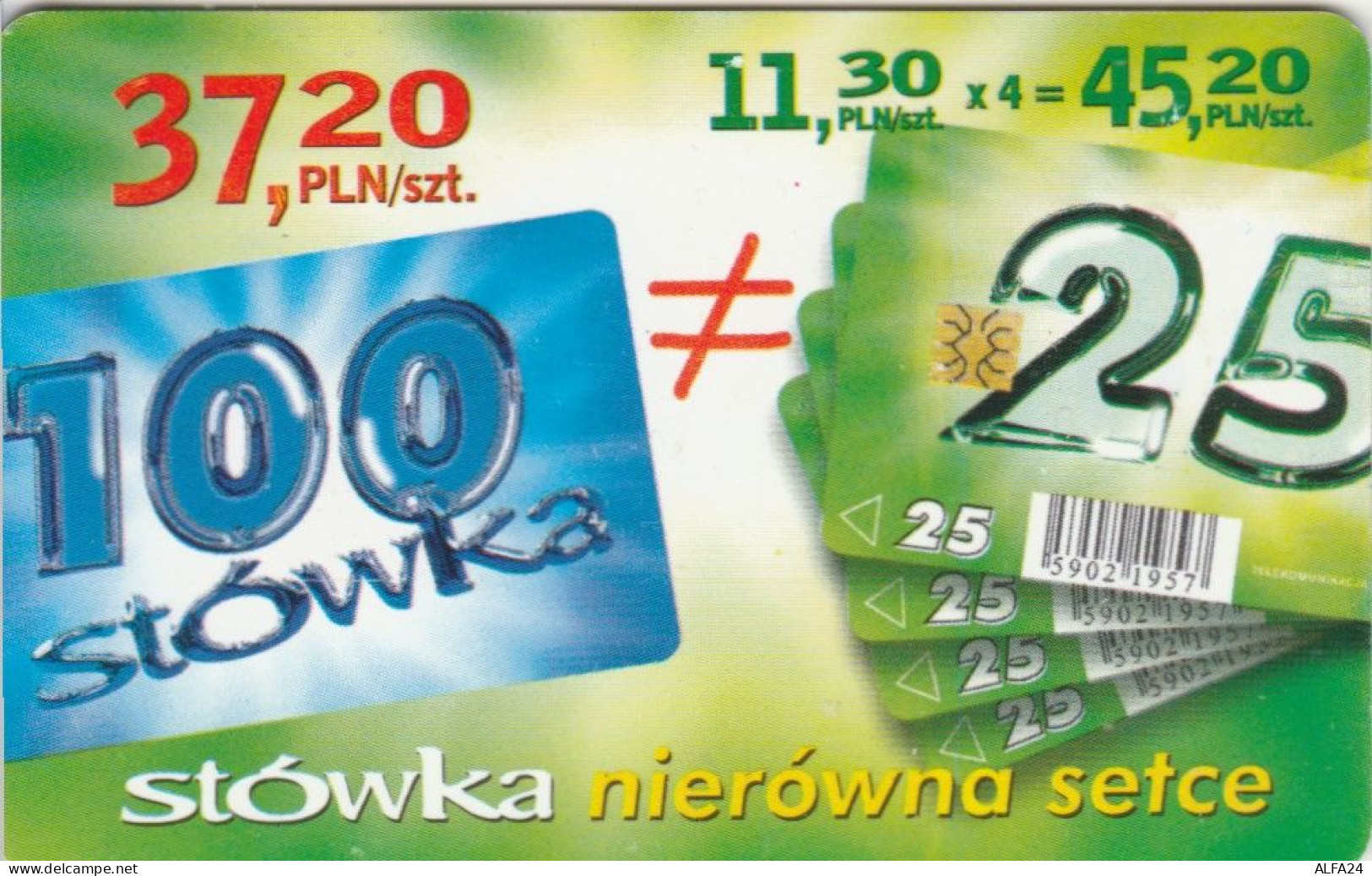 PHONE CARD POLONIA CHIP (E52.8.5 - Pologne
