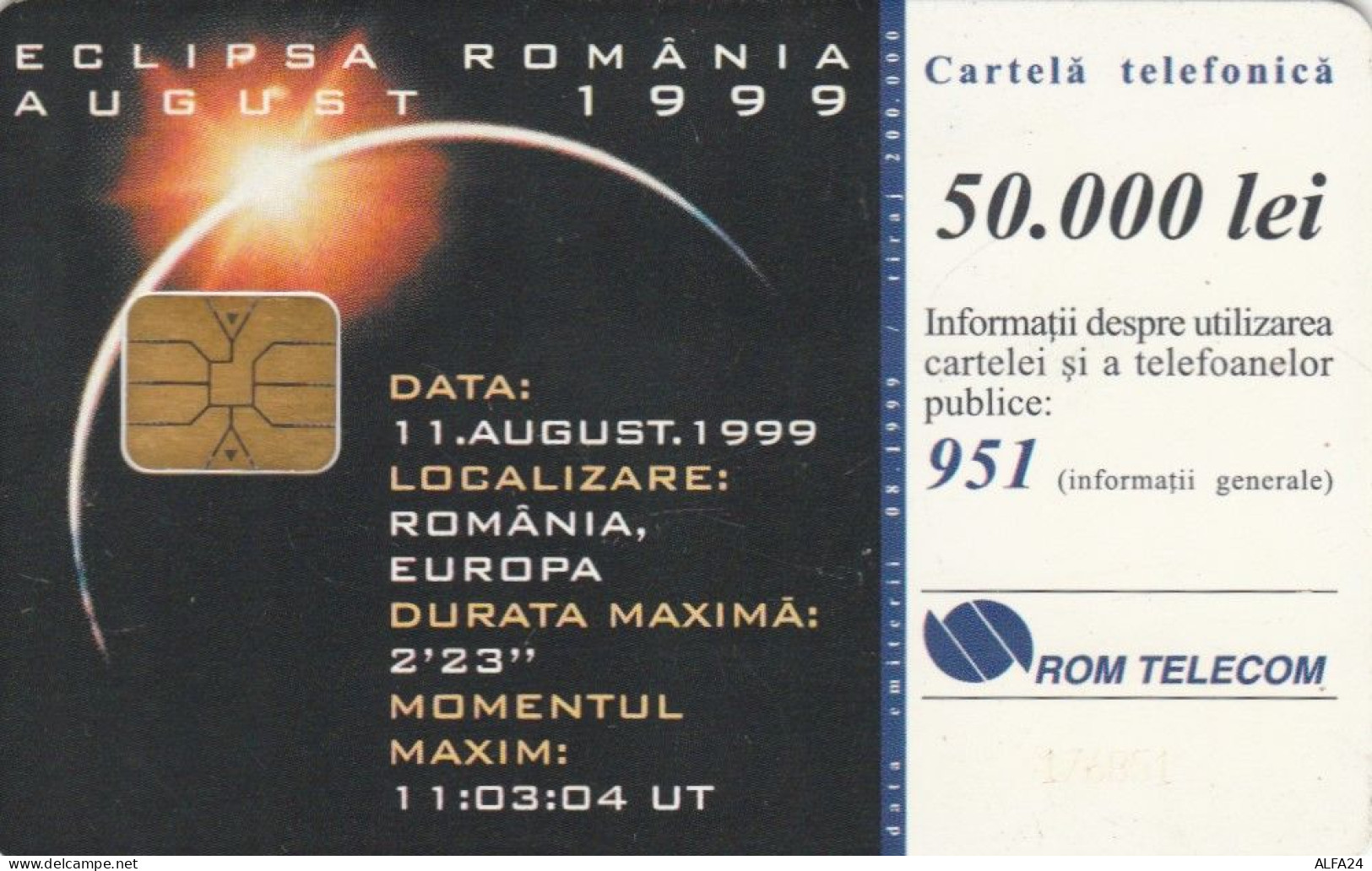 PHONE CARD ROMANIA (E51.17.2 - Roumanie