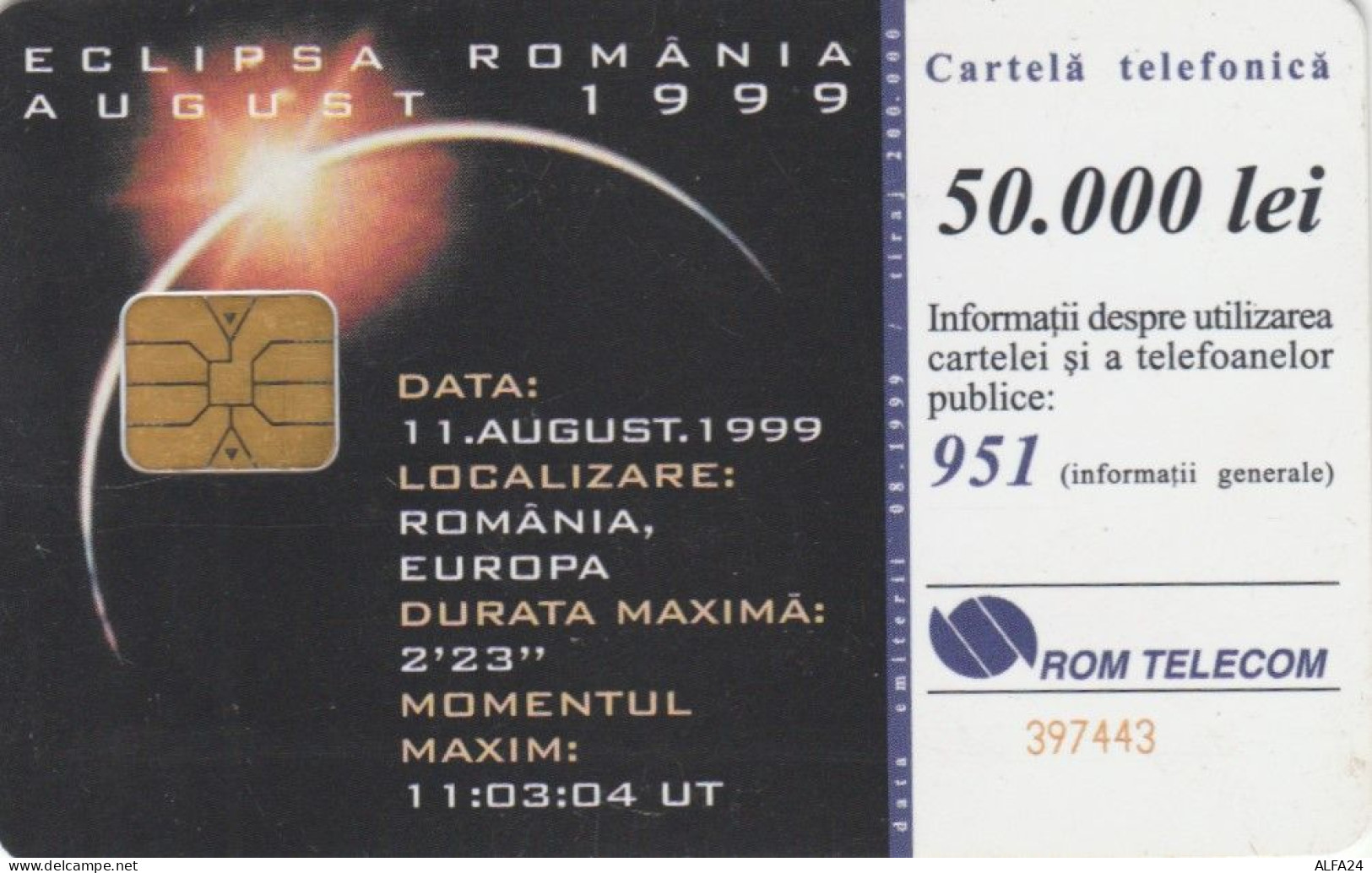 PHONE CARD ROMANIA (E51.10.7 - Roumanie