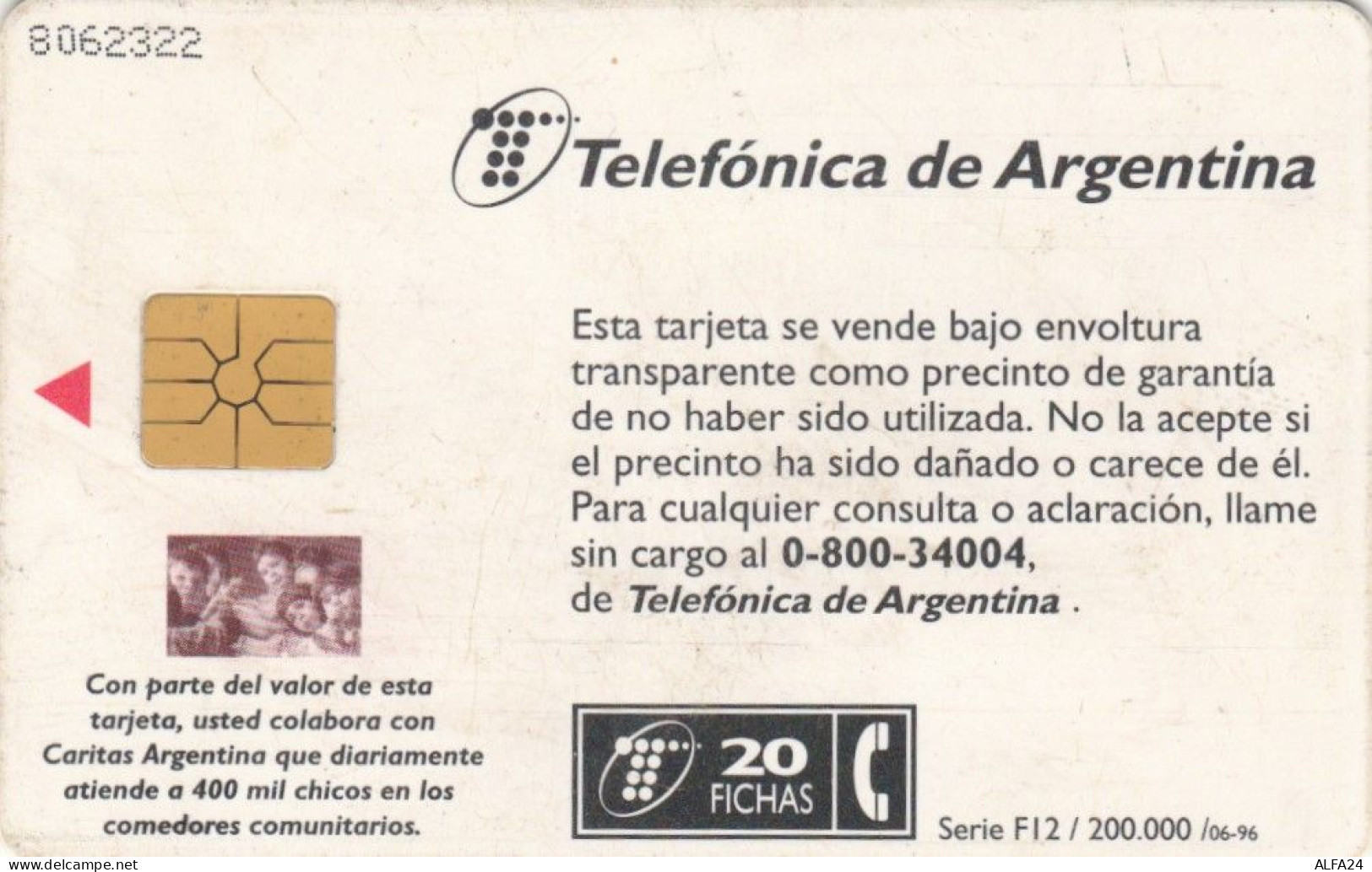 PHONE CARD ARGENTINA (E51.8.4 - Argentinien