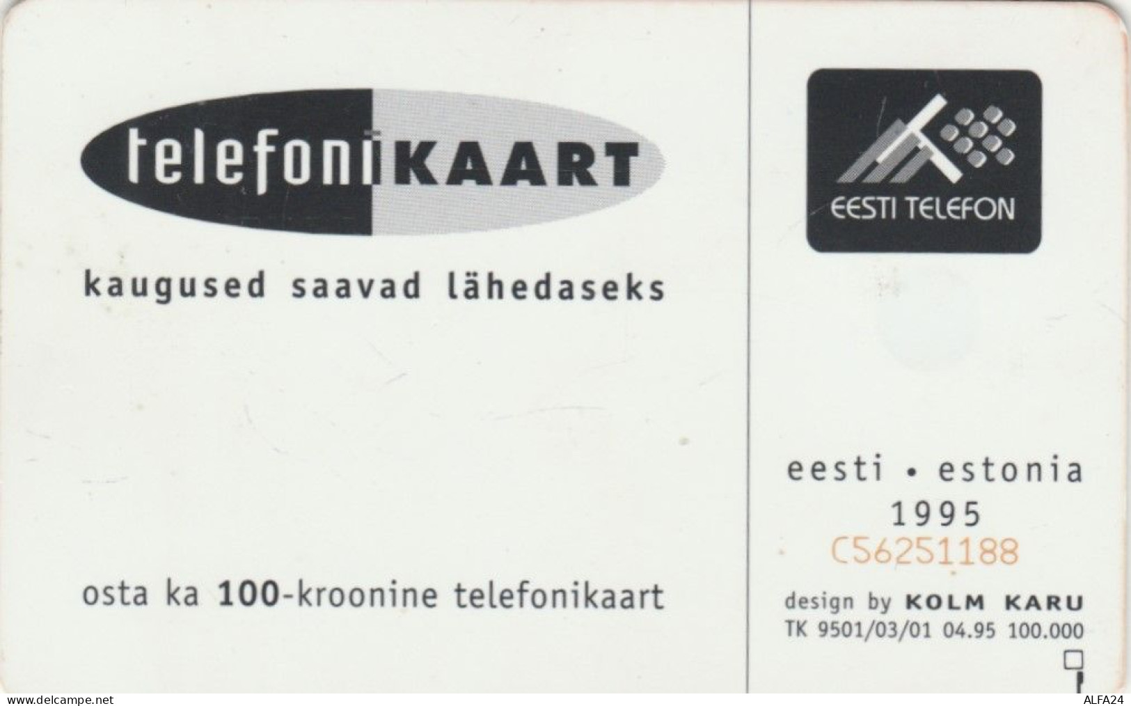 PHONE CARD ESTONIA (E50.6.1 - Estonie