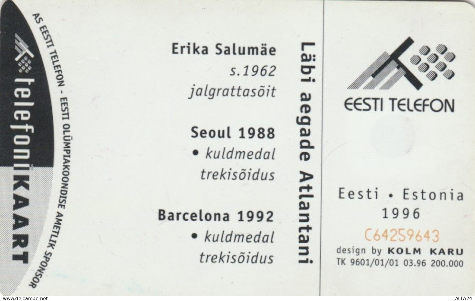 PHONE CARD ESTONIA (E50.3.4 - Estonie