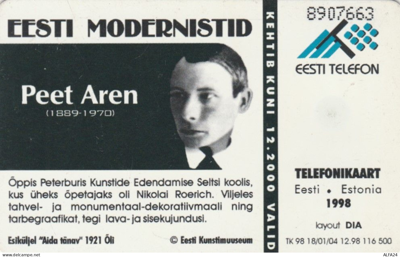 PHONE CARD ESTONIA (E50.2.5 - Estonia