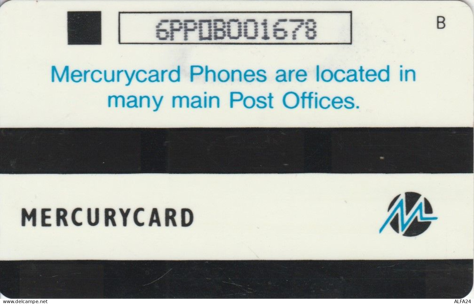 PHONE CARD REGNO UNITO MERCURY (E47.30.1 - Mercury Communications & Paytelco