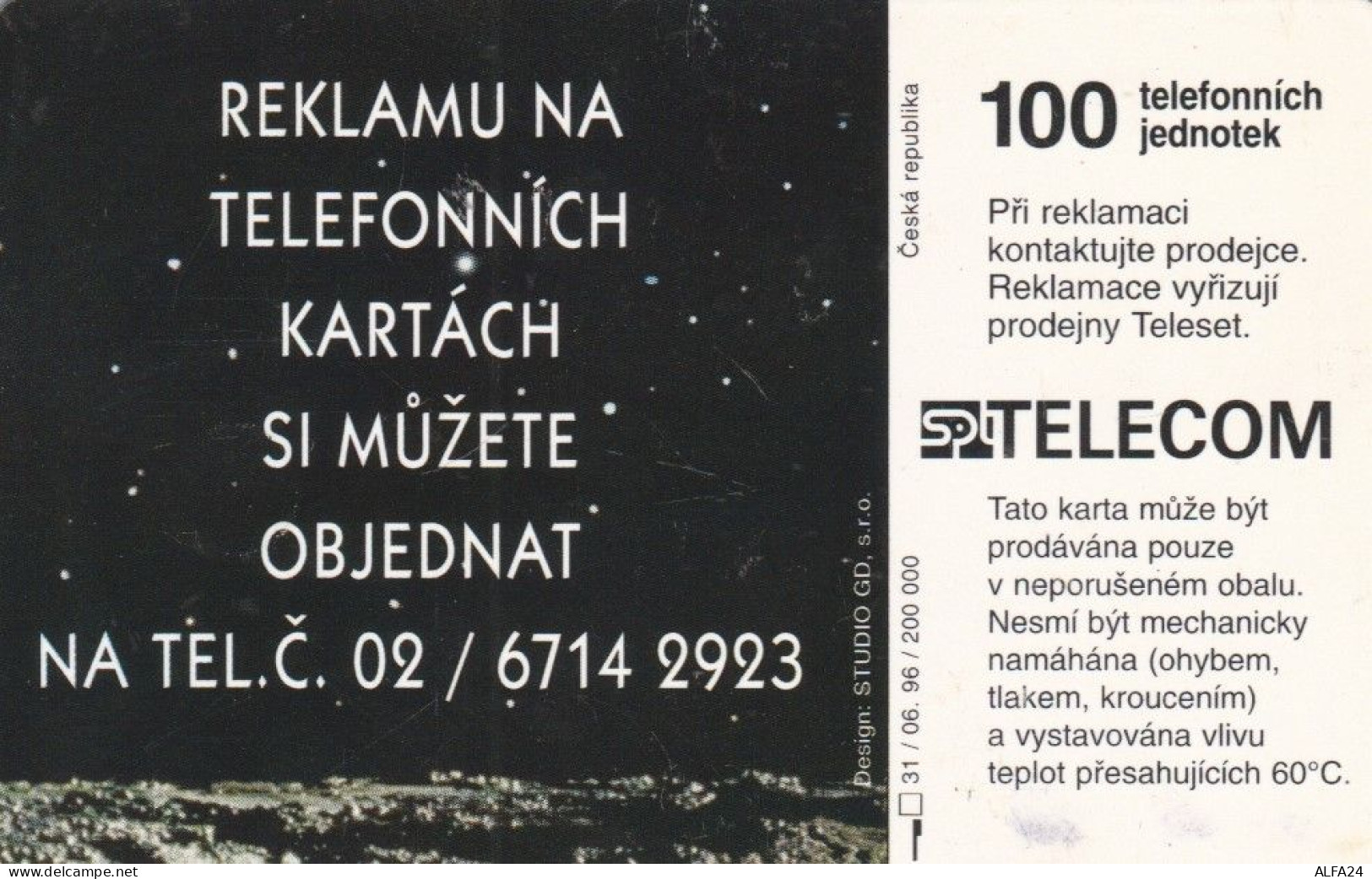 PHONE CARD REPUBBLICA CECA (J.51.5 - Czech Republic